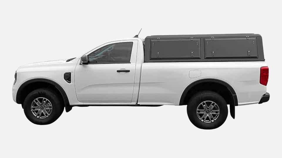 Gomad Canopy – NextGen Ford Ranger Single Cab - Aluminium Canopies ...